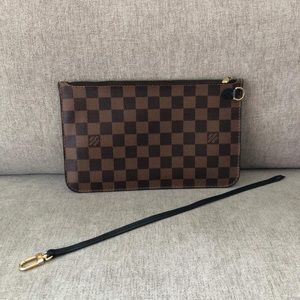Sold! Louis Vuitton Damier wristlet pouchette